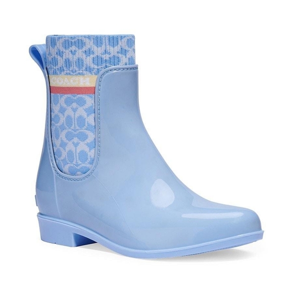 Coach Shoes - Sold Out Coach Rain Boots - light blue - 9
